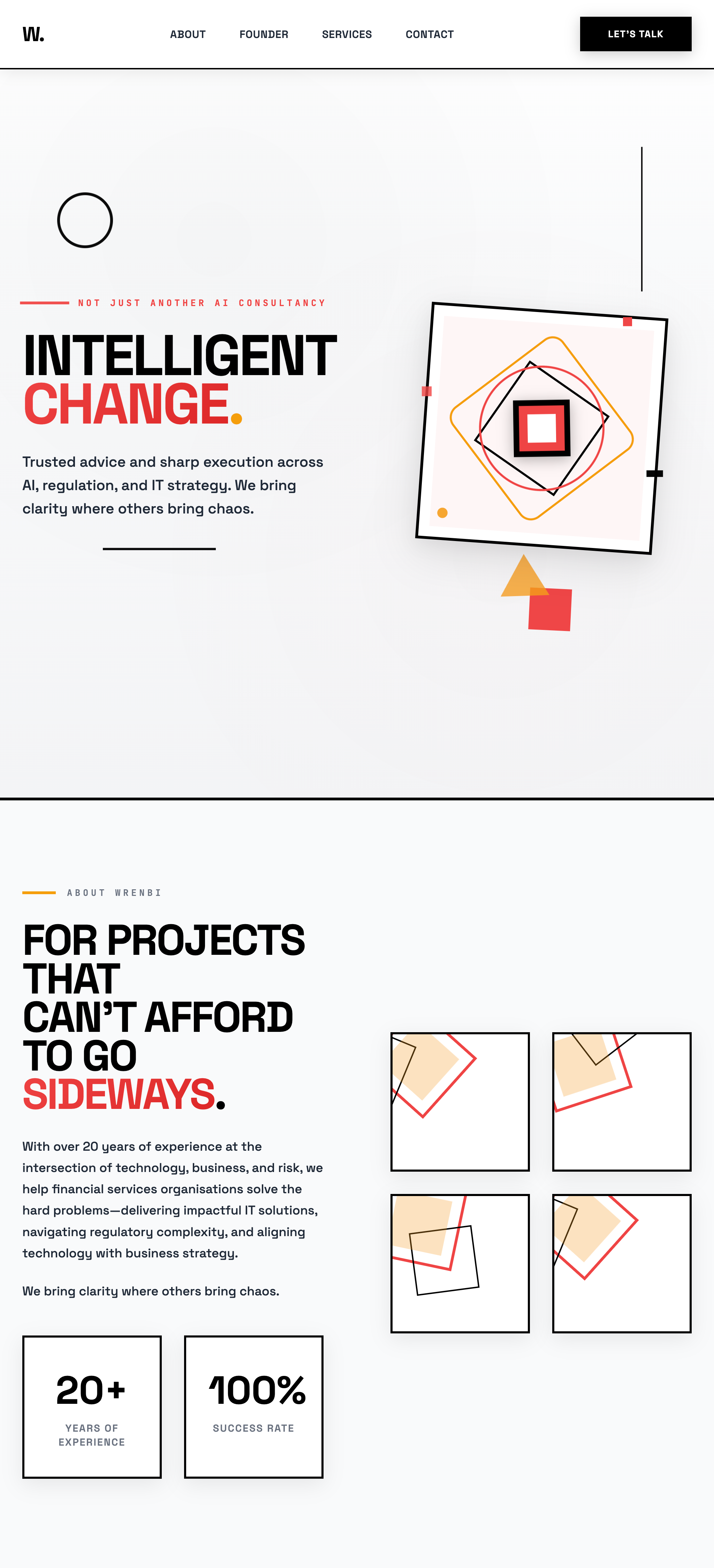 High Contrast Modern Concept